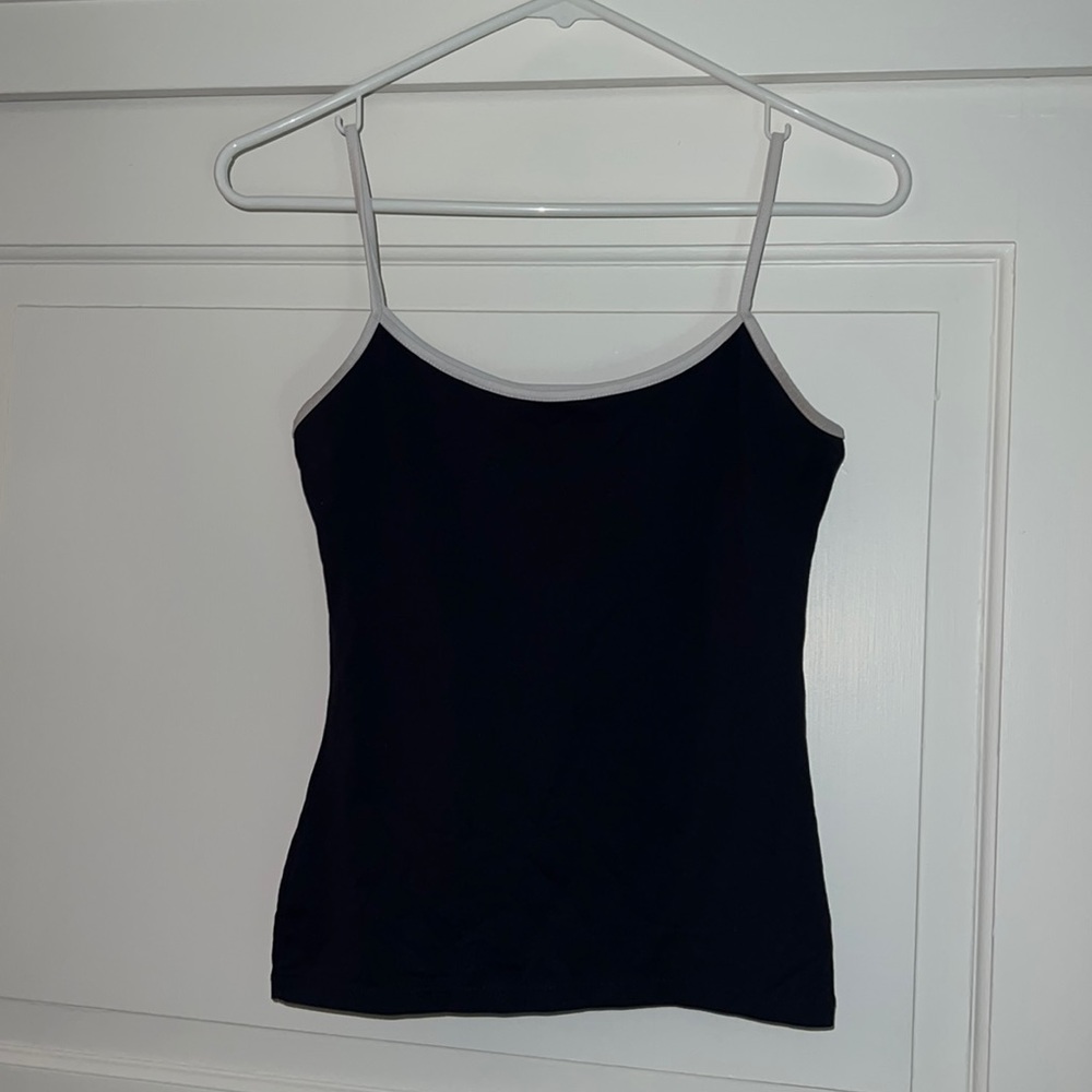 Black tank top